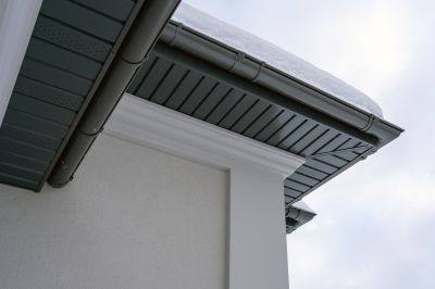 Commercial Building with Gutter Covers